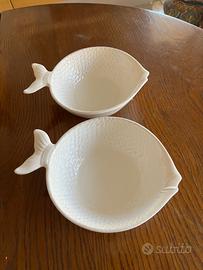 Servizio 12 Ciotole ceramica forma pesce