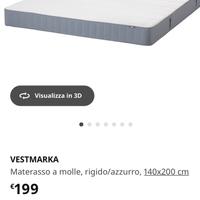 Materasso 1 piazza e mezzo IKea