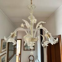 Lamapadario in vetro soffiato