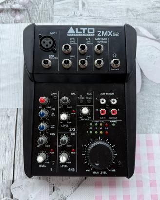 Mixer audio Alto ZMX52 Fondo di Magazzino Nuovo