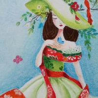 Disegno a pastello "Primavera"