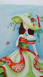 Disegno a pastello "Primavera"