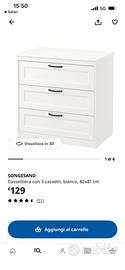 Cassettiera ikea