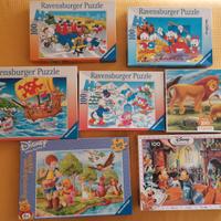 6 puzzle Disney da 100 pezzi