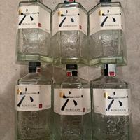 Bottiglie gin vuote
