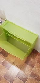 scarpiera Ikea Trones verde traslucido