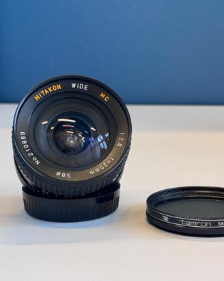 Mitakon 20mm f/2.8 Multi-Coated. attacco M42