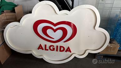 Insegna algida funzionante neon