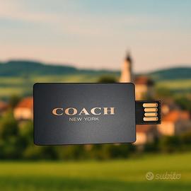 Coach New York Chiavetta Usb 2GB Nera  Pendrive