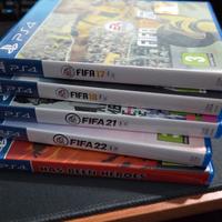 Pacchetto Giochi PS4 (Fifa 17, Fifa 18, Fifa 21, F