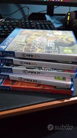 Pacchetto Giochi PS4 (Fifa 17, Fifa 18, Fifa 21, F