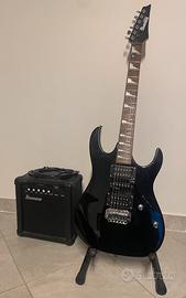 Ibanez Gio GRG170DX BlackNight Set + amplificatore