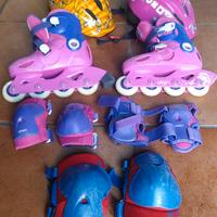 Roller blade bimba con accessori