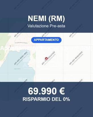 Immobile in asta di 40 m² a Nemi