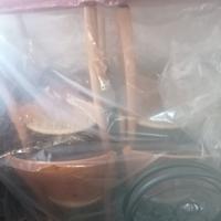 tavolo in faggio con 6 sedie