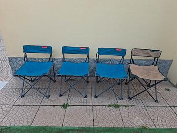 Sedie pieghevoli da campeggio