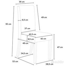 Sedie imbottite in legno/tessuto per ristoranti e 