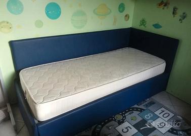 Letto singolo con letto estraibile