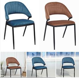 sedia pasadena in velluto arredo locali