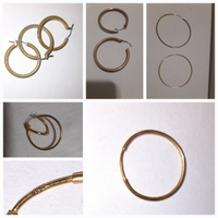 Vintage Orecchini portafogli gemelli spille