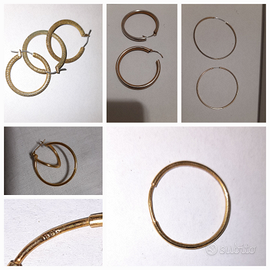 Vintage Orecchini portafogli gemelli spille