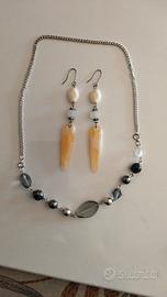orecchini +collana