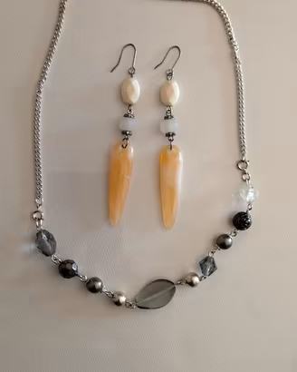 orecchini +collana