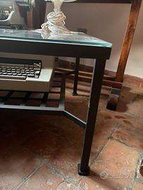 Tavolino ikea vetro e ferro