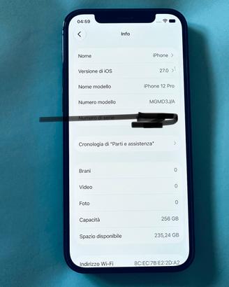 iPhone 12 Pro - 256 GB - Blu Pacifico