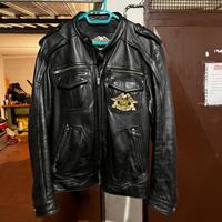 Giacca pelle uomo Harley taglia L