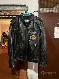 Giacca pelle uomo Harley taglia L