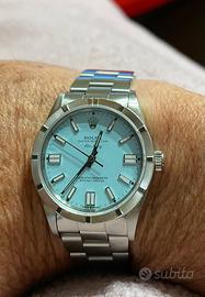 Rolex ref 14010 dial turchese piu suo dial bianco.