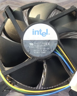 250 Ventole di raffreddamento CPU cooler Intel