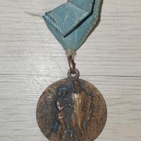 Rara medaglia religiosa merito scolastico 