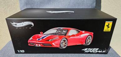 Ferrrari 458 speciale hot-wheels elite 1:18