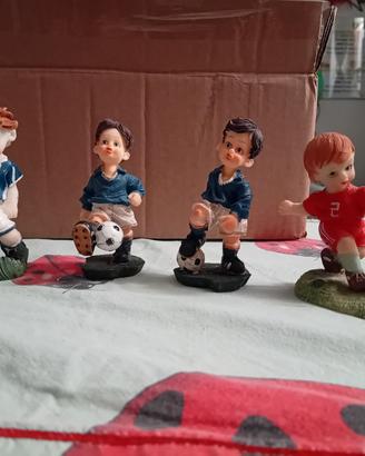statuine calciatori 4pz