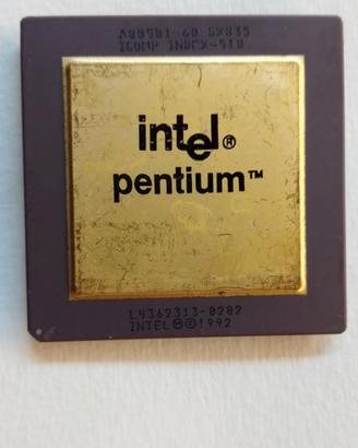 2 Cpu Pentium 60  rare da collezione