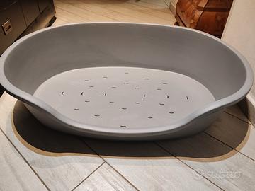 letto/cuccia in plastica per cane di taglia grande