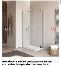 Box doccia nilo 65x95 Nero