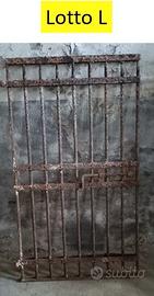 Inferriate in ferro battuto - lotti L, M, N e O