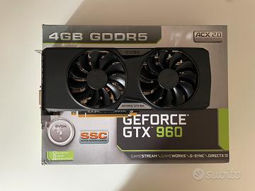 GPU EVGA GeForce GTX 960 4GB SSC