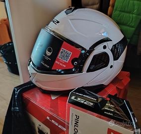 Casco LS2 FF910 ADVANT II SOLID Bianco taglia M 
