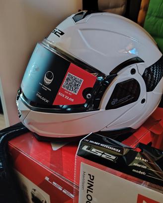 Casco LS2 FF910 ADVANT II SOLID Bianco taglia M 