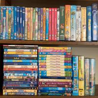 Dvd e videocassette originali di cartoni animati
