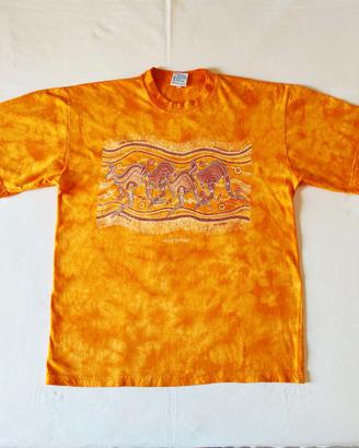 T-shirt Australia arte aborigena, anni '90