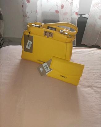 set borsa e portafoglio Vivienne D