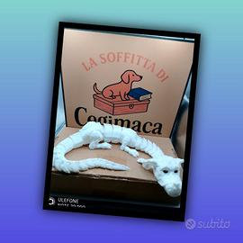 drago bianco stampa 3 d