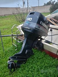EVENRUDE 130 CV due tempi con scafo