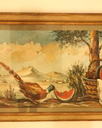 Quadro decorativo vintage grande ben 142×83 cm