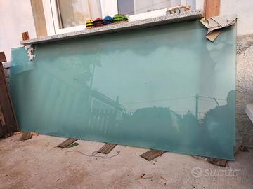 piano in vetro satinato per tavolo 